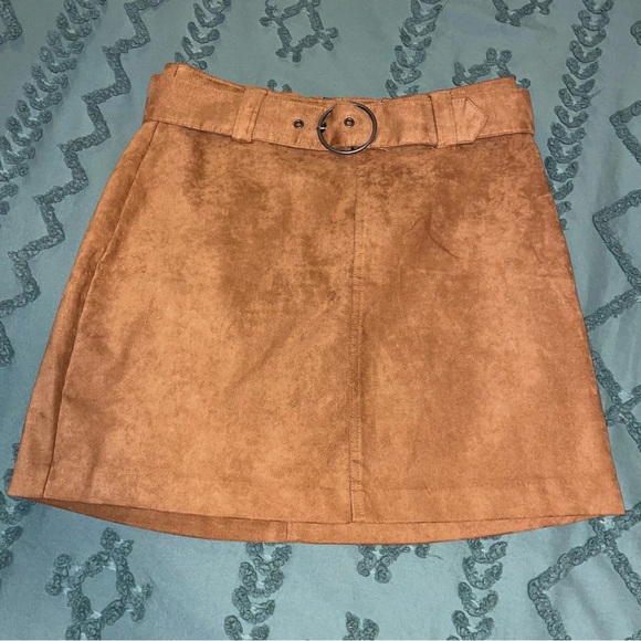 Hollister Faux Suede Skirt - Picture 1 of 4
